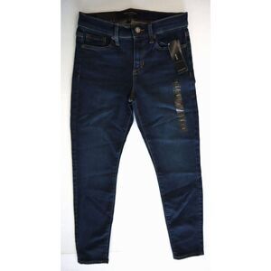 Banana Republic Women's Petite Sz 26/2 Blue Mid-Rise Vintage Stretch Skinny Jean